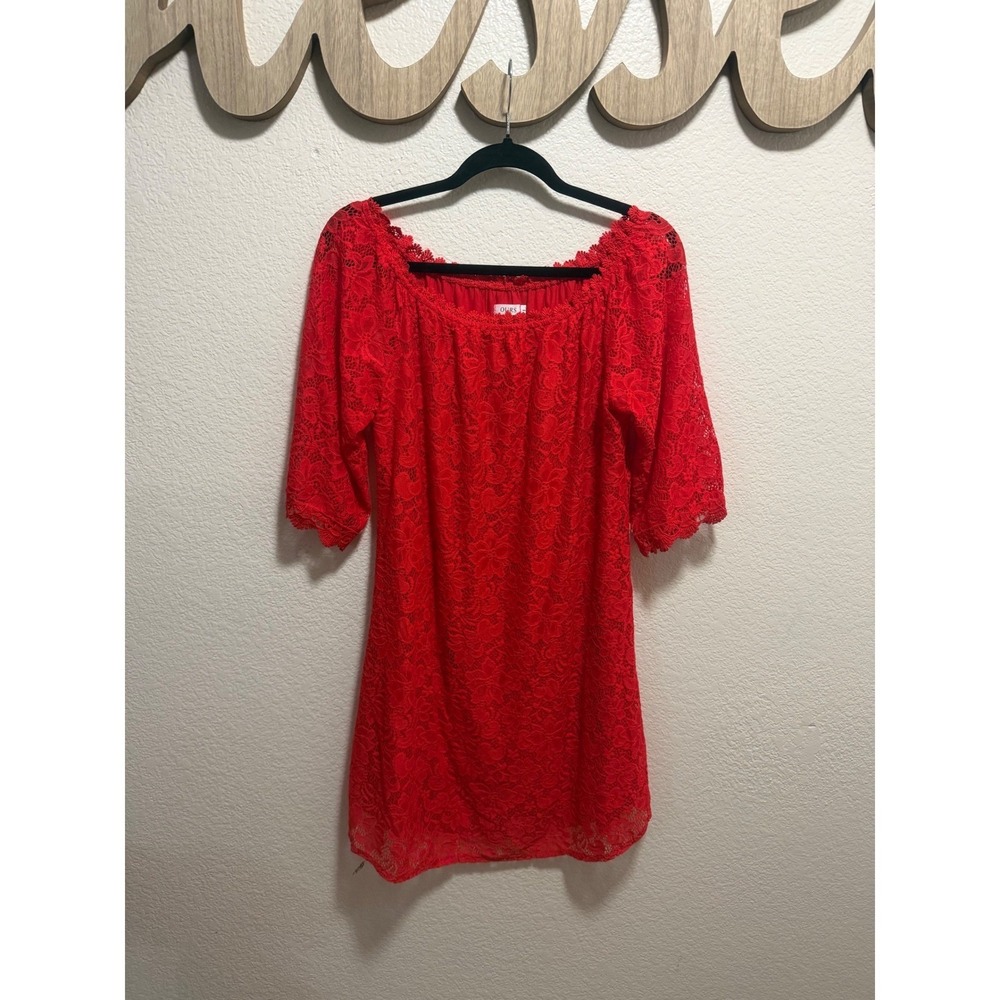 Ours Red Dress Size L